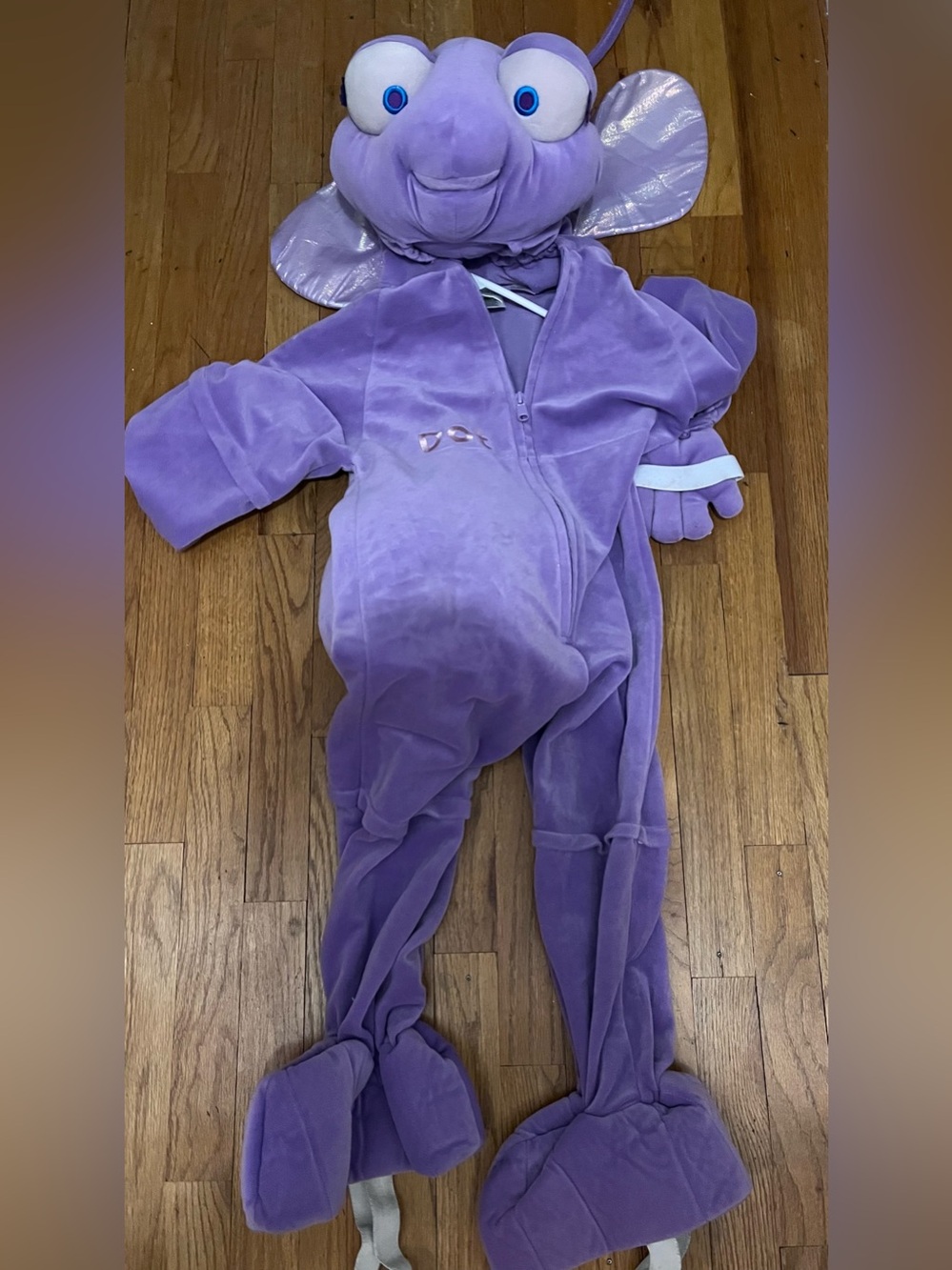 Disney Catalog A Bugs Life Purple Ant- Dot Halloween Costume Size 4t Rare